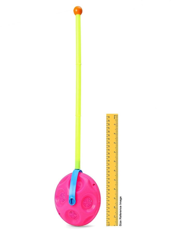 YUIOP - Wheel O Bell for Kids - Push & Pull Toy with Sound - Safe - Color May Vary - Image 2